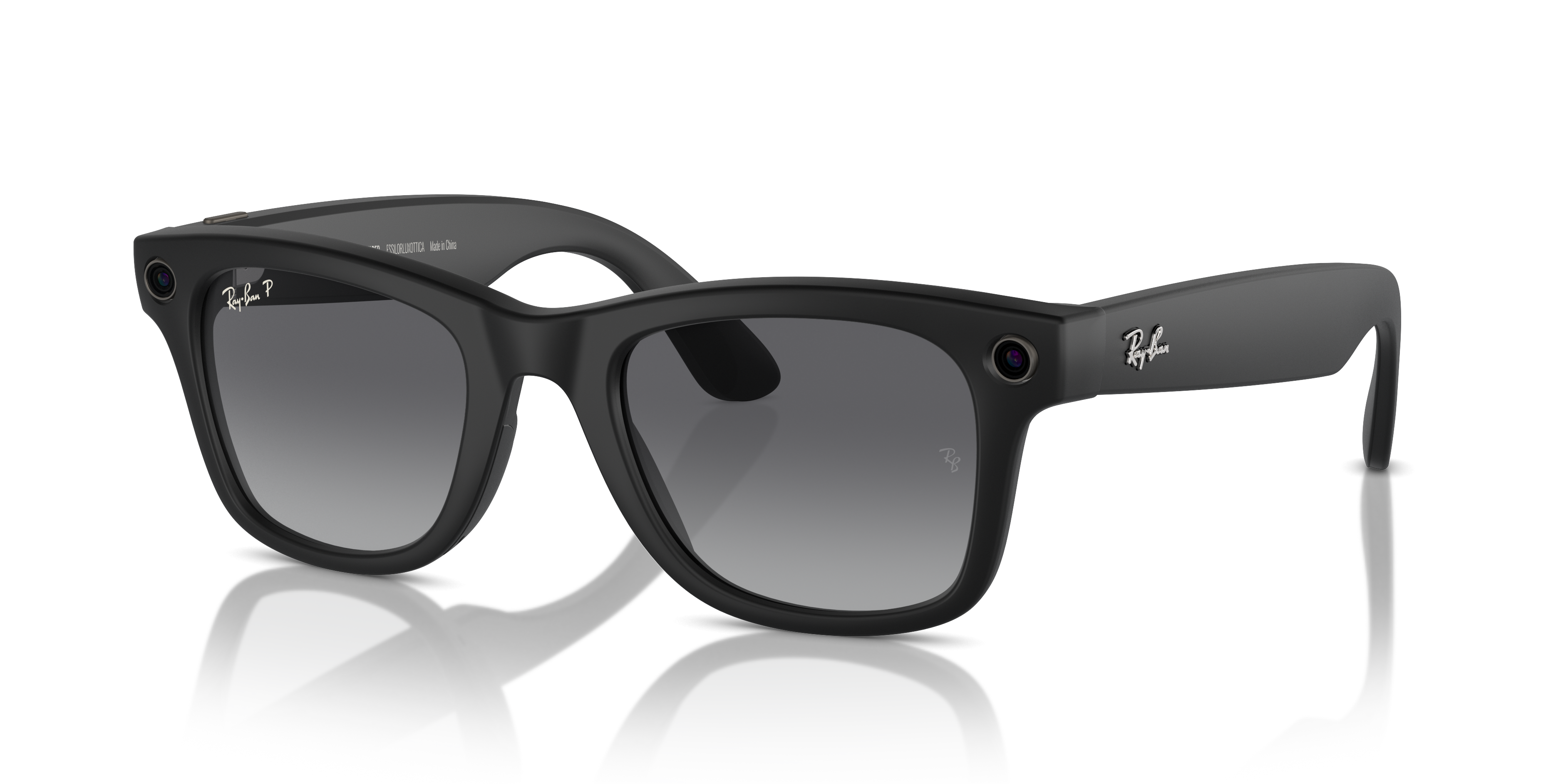 Connectées Wayfarer — Noir Mat