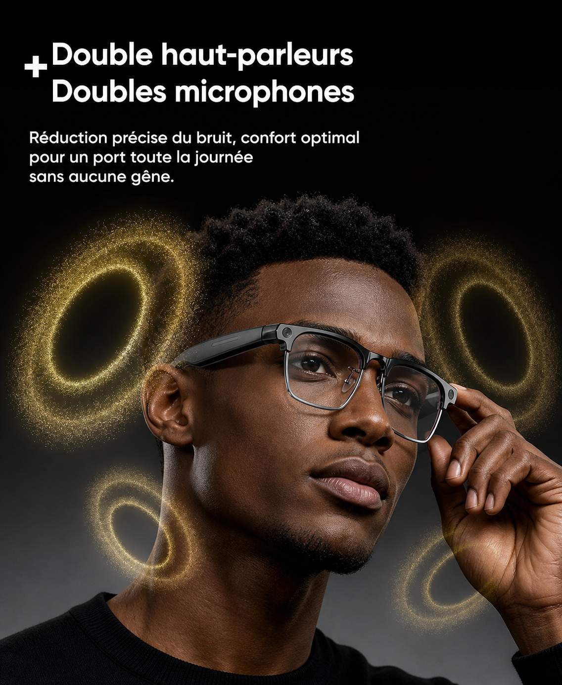 Connectées Wayfarer — Caramel Brun
