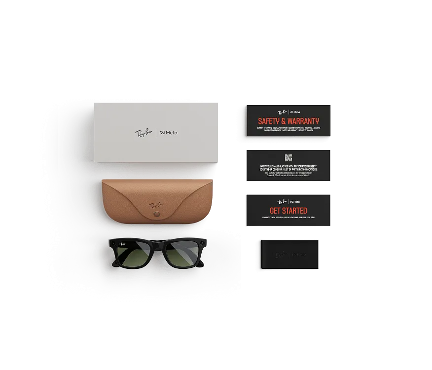 Connectées Wayfarer — Caramel Brun