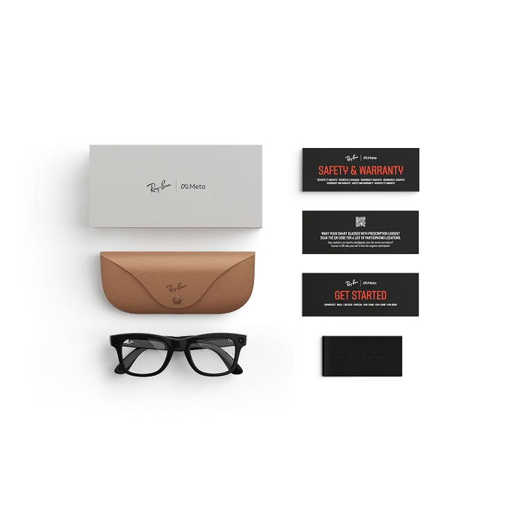 Connectées Wayfarer — Caramel Brun