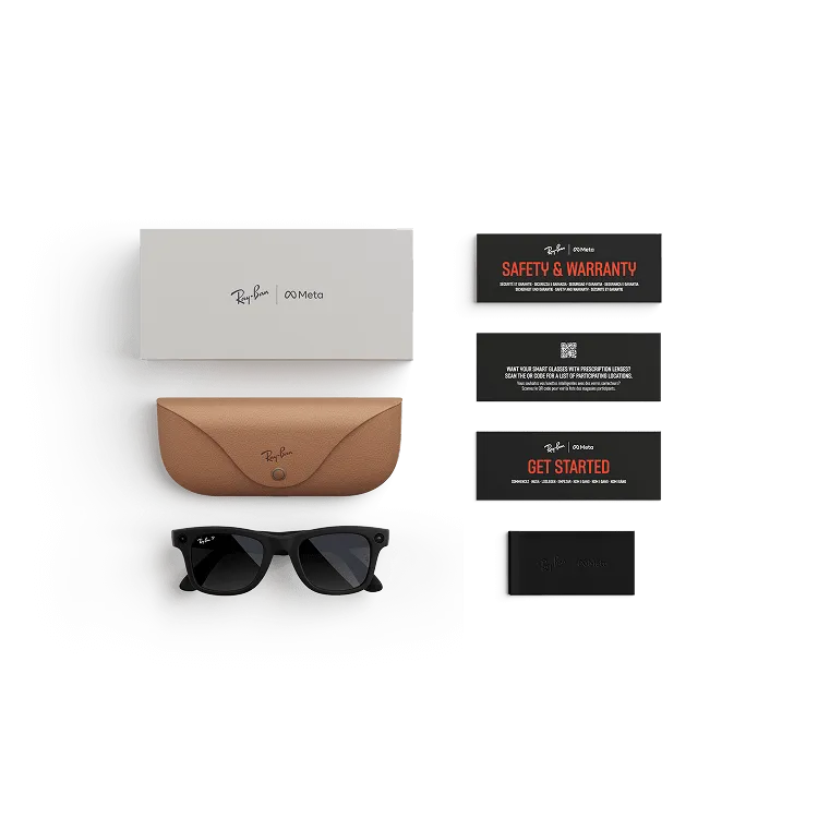Connectées Wayfarer — Caramel Brun